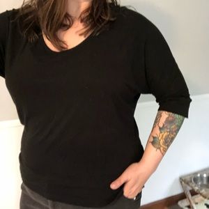 Gap basics dolman 3/4 sleeve top